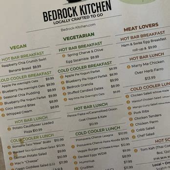 bedrock kitchen albuquerque|Online Menu of Bedrock Kitchen, Albuquerque, NM